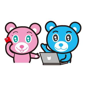 かものはしチー坊 (kamono84)さんの女性向けバイト募集サイトのクマのキャラクターデザインへの提案