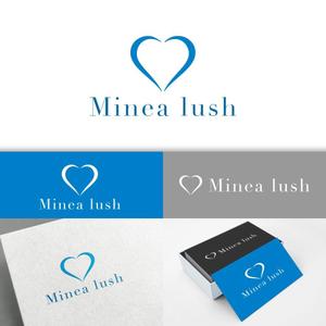 minervaabbe ()さんのマツエクサロン『Minea lush』のロゴへの提案