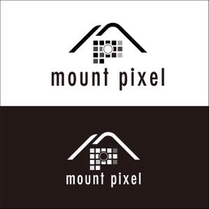マスコット (ues111)さんの「mount pixel」のロゴ　への提案