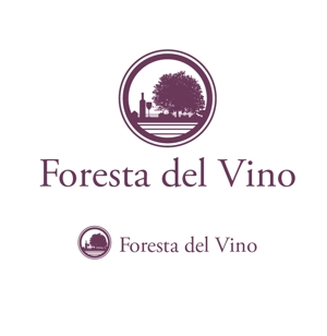 郷山志太 (theta1227)さんのワインサロン「Foresta del Vino」 のロゴへの提案