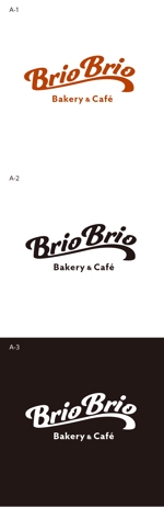 wawamae (wawamae)さんのカリフォルニアにオープン予定のカフェ「Brio Brio」のロゴへの提案