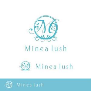 neopandaful (neopandaful)さんのマツエクサロン『Minea lush』のロゴへの提案