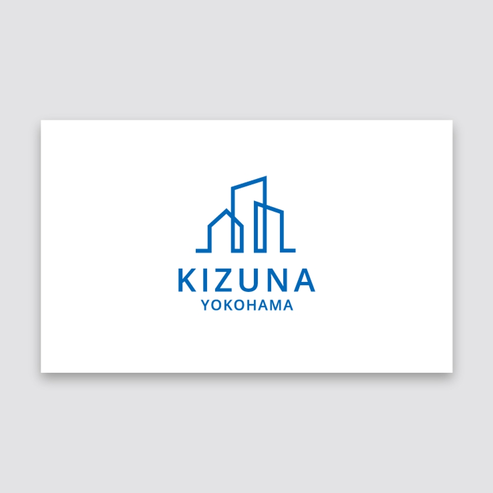 不動産会社「KIZUNAよこはま」のロゴ（ロゴ・名刺・会社紹介等に利用）