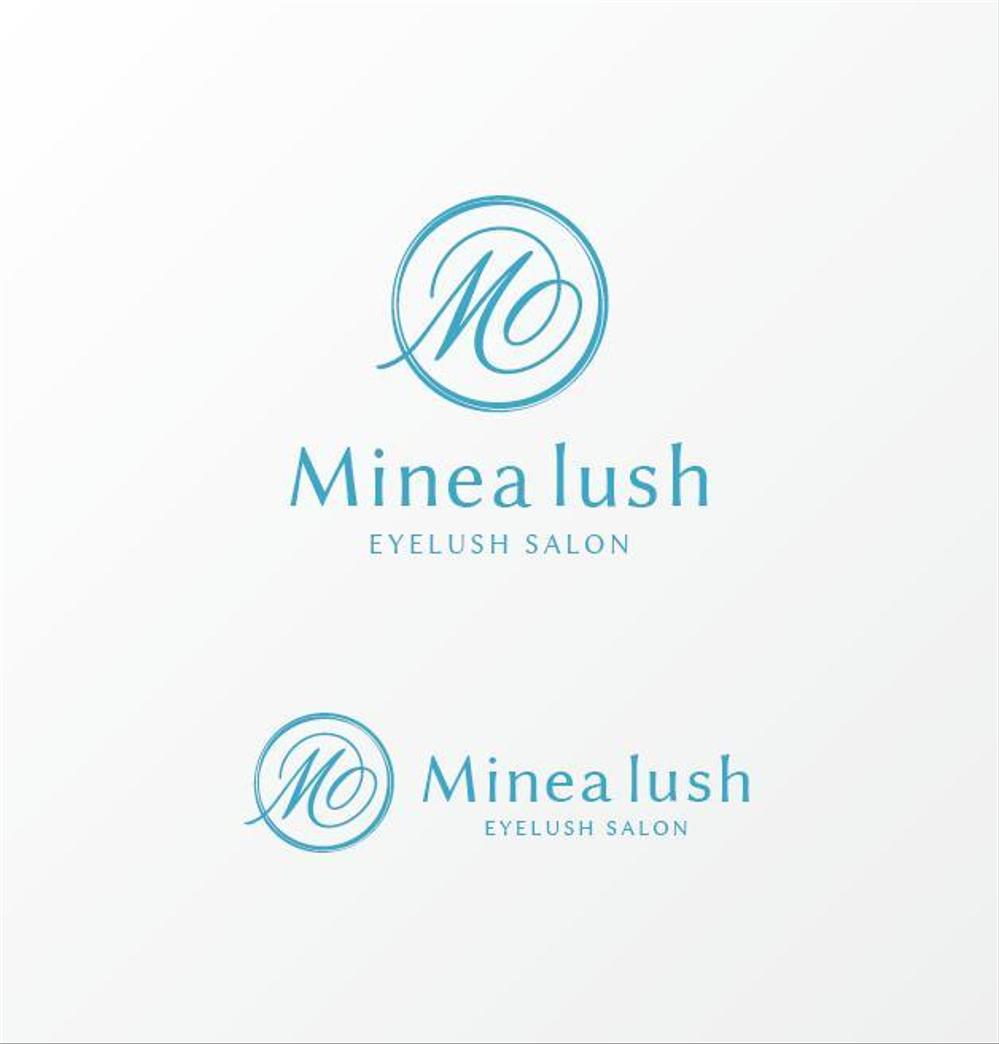 マツエクサロン『Minea lush』のロゴ