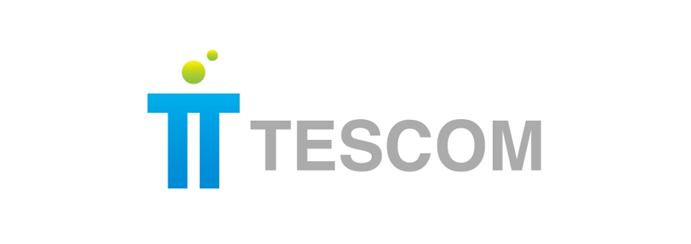 「株式会社テスコム (英語表記 TESCOM) 」のロゴ作成
