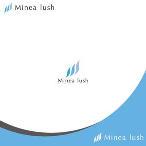 late_design ()さんのマツエクサロン『Minea lush』のロゴへの提案