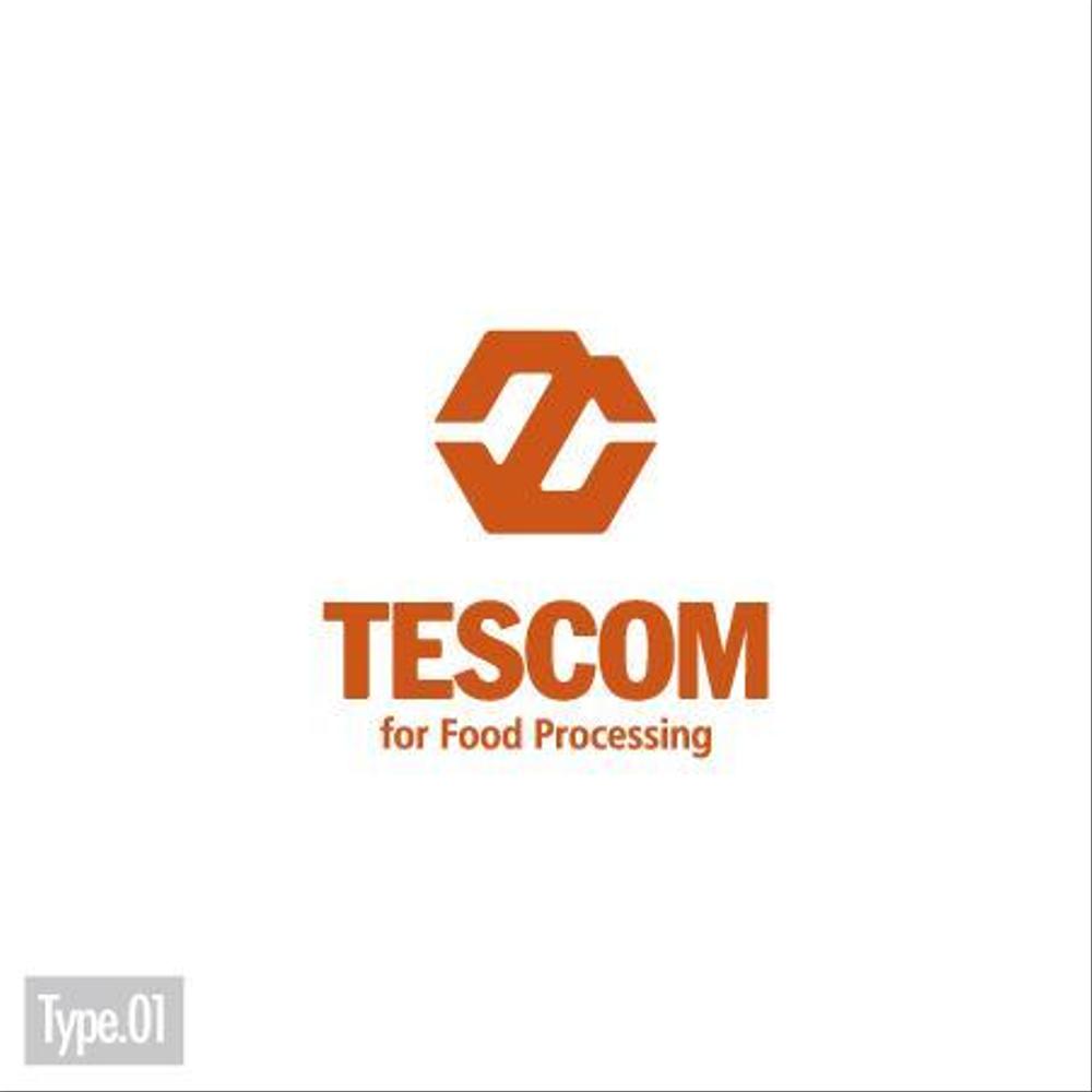 「株式会社テスコム (英語表記 TESCOM) 」のロゴ作成