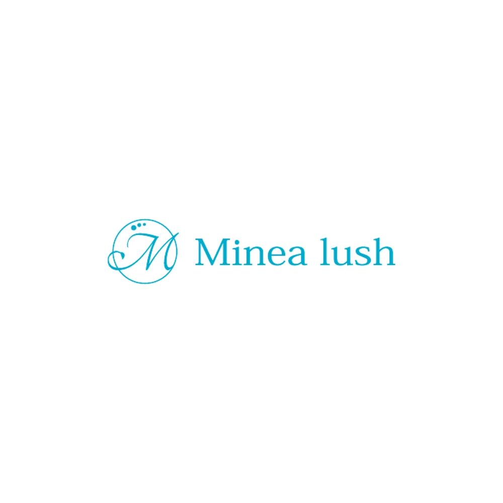 マツエクサロン『Minea lush』のロゴ