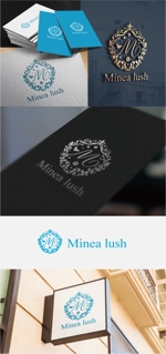 drkigawa (drkigawa)さんのマツエクサロン『Minea lush』のロゴへの提案