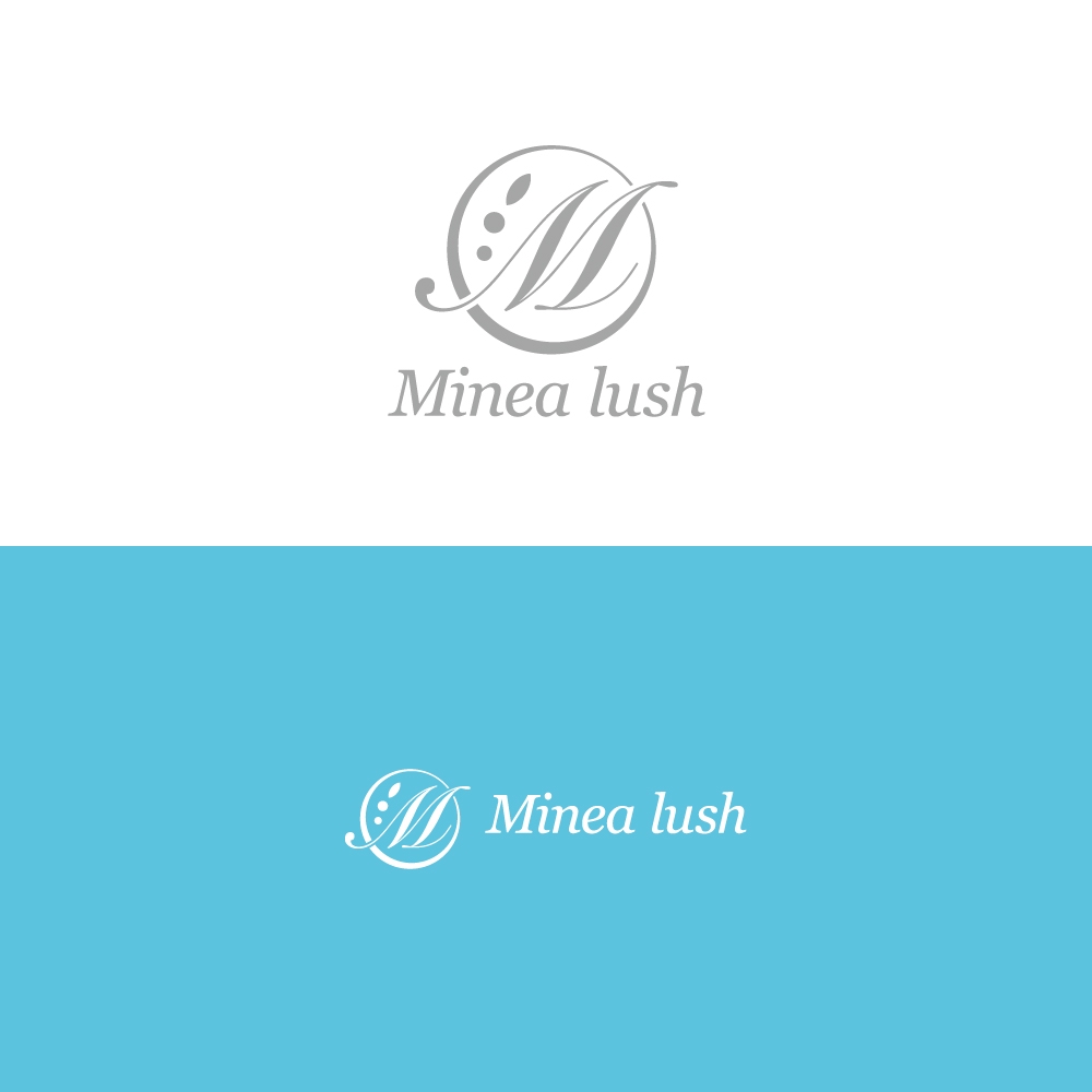 マツエクサロン『Minea lush』のロゴ