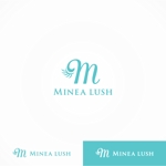 y2design (yamana_design)さんのマツエクサロン『Minea lush』のロゴへの提案
