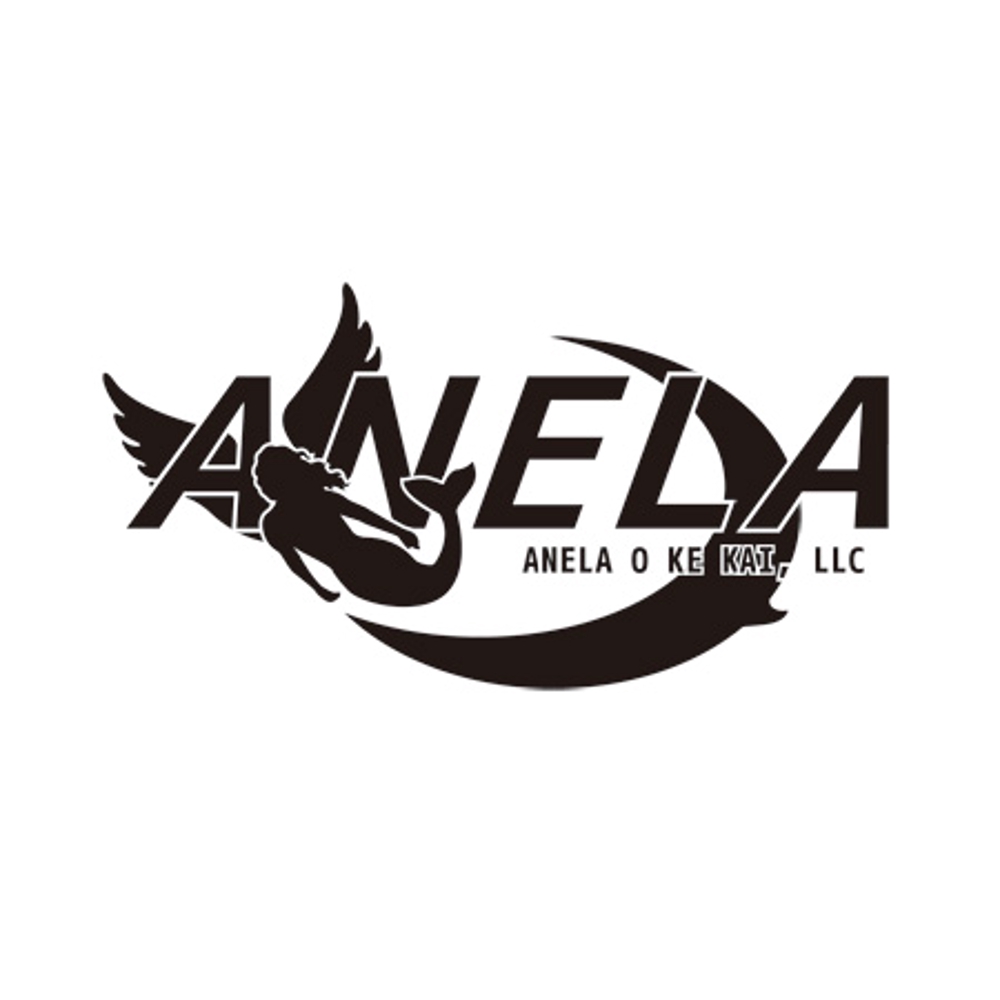 ハワイ島の豪華クルーザー船名「ANELA」のロゴ作成