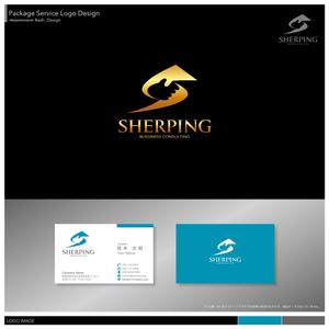 Bash_Design (Bash_Design)さんの営業コンサルティングの新パッケージサービス「SHERPING」のロゴへの提案