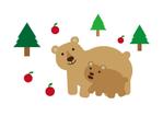 nora-mie ()さんの【手書きでもOK】 アップリケ用かわいいクマの親子のイラストへの提案