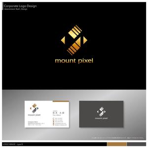 Bash_Design (Bash_Design)さんの「mount pixel」のロゴ　への提案