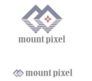 あどばたいじんぐ・とむ (adtom)さんの「mount pixel」のロゴ　への提案