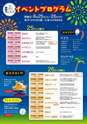 さんの夏つりのイベントプログラムへの提案