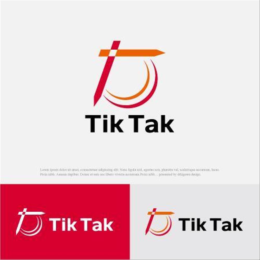 スピーディーなサービスを約束する「tik-tak.jp」ロゴ（東南アジア人向け）