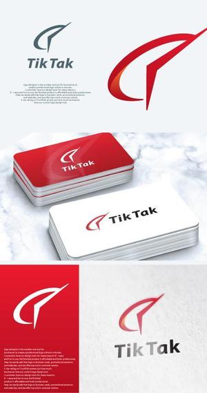 take5-design (take5-design)さんのスピーディーなサービスを約束する「tik-tak.jp」ロゴ（東南アジア人向け）への提案