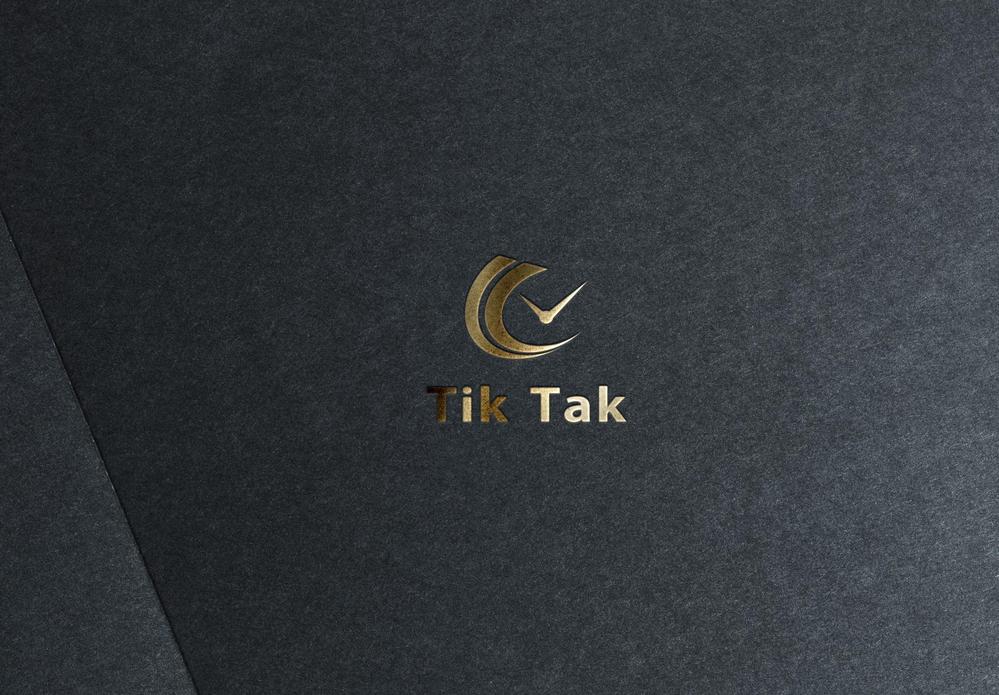 スピーディーなサービスを約束する「tik-tak.jp」ロゴ（東南アジア人向け）