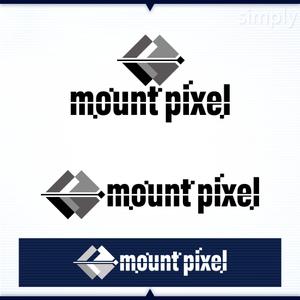 simply ()さんの「mount pixel」のロゴ　への提案