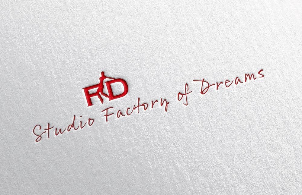 ダンス・音楽・アート・ミュージカル教室　「Studio Factory of Dreams」のロゴの作成