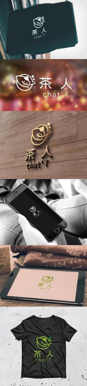 k_31 (katsu31)さんのお茶文化を伝える会「茶人～chat’T～」のロゴへの提案