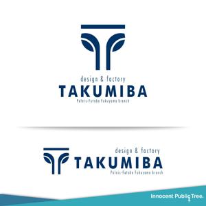 Innocent public tree (nekosu)さんのアパレルブランドを運営する工場「TAKUMIBA」のロゴ作成への提案