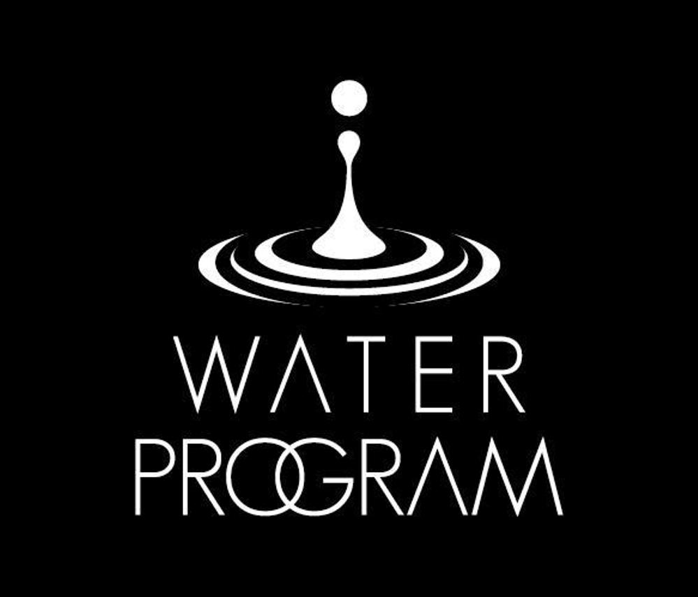 【延長】「WATER PROGRAM」のロゴ作成