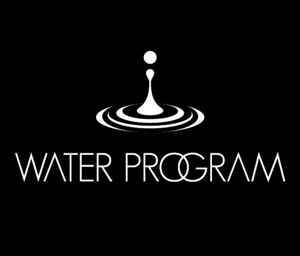 【延長】「WATER PROGRAM」のロゴ作成