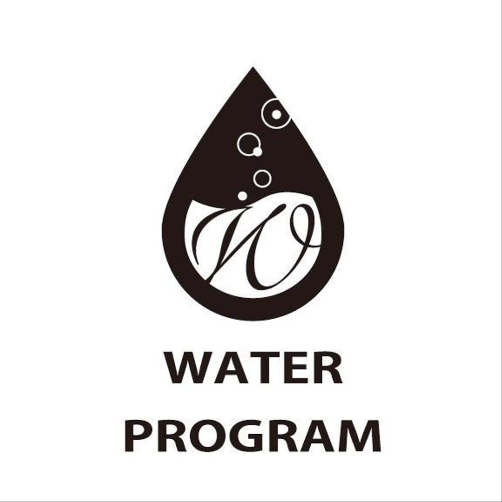 【延長】「WATER PROGRAM」のロゴ作成