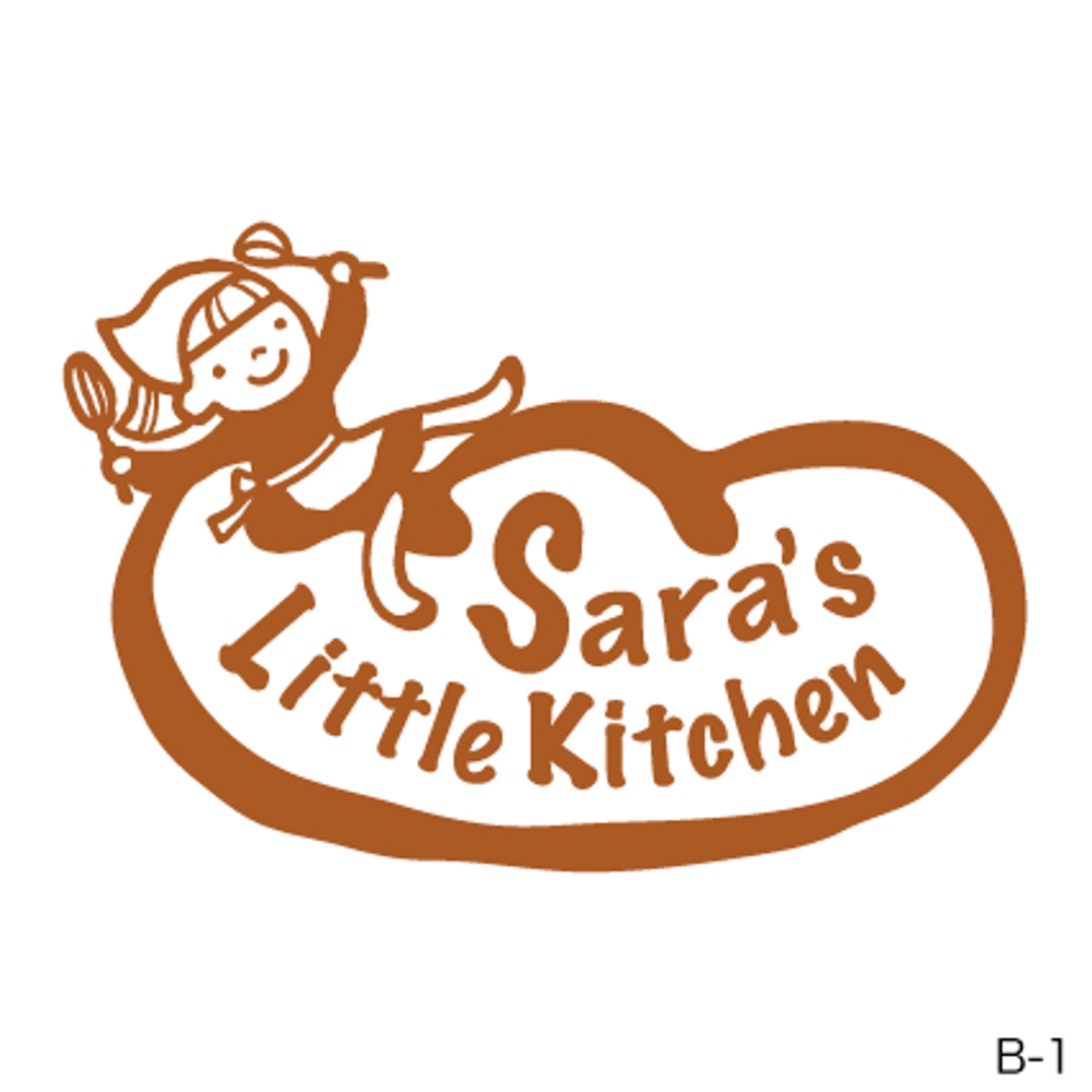 「Sara's Little Kitchen」のロゴ作成