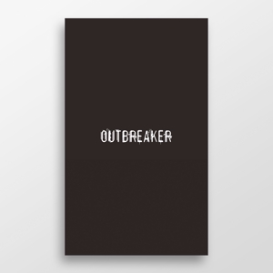 doremi (doremidesign)さんのクラブイベントのタイトル「OUTBREAKER」への提案