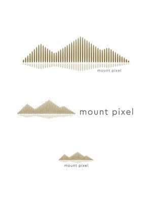 月曜舎 (tocot10501)さんの「mount pixel」のロゴ　への提案