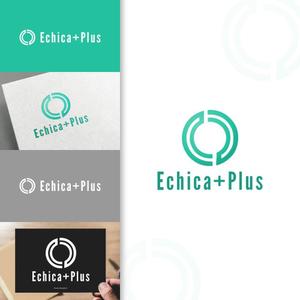 charisabse ()さんのリラクゼーション・カフェ複合サロン「Echica➕Plus」のロゴへの提案