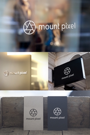 YOO GRAPH (fujiseyoo)さんの「mount pixel」のロゴ　への提案