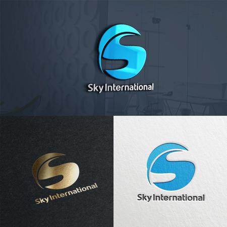 utamaru (utamaru)さんの人材派遣会社  sky international のロゴへの提案