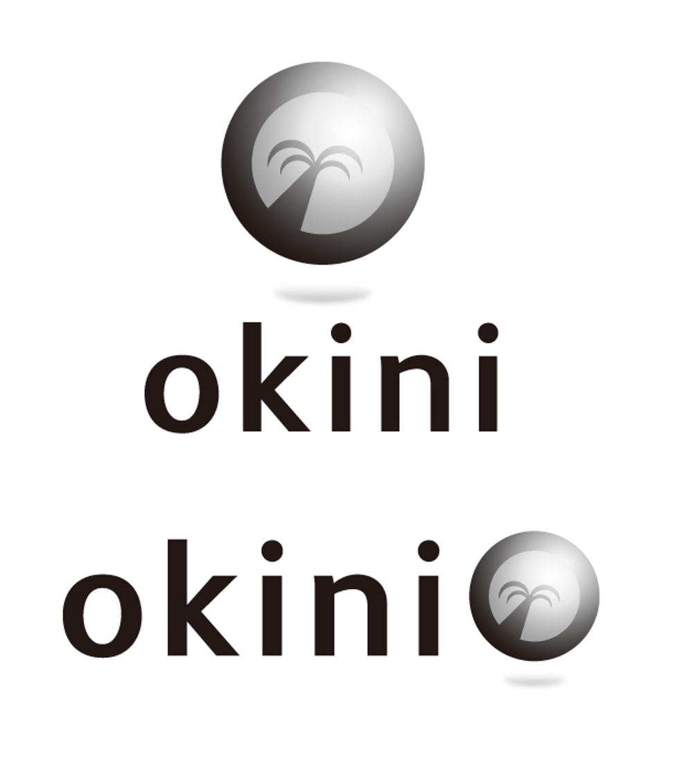 「okini（株式会社おきに）」のロゴ作成