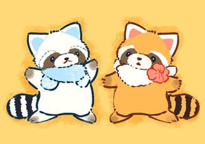 イラストレーターmiyu (ameange16)さんのレッサーパンダのキャラクターデザインへの提案