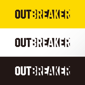カタチデザイン (katachidesign)さんのクラブイベントのタイトル「OUTBREAKER」への提案