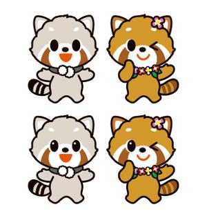 イラストレーターしまこ (shimakoinfo)さんのレッサーパンダのキャラクターデザインへの提案