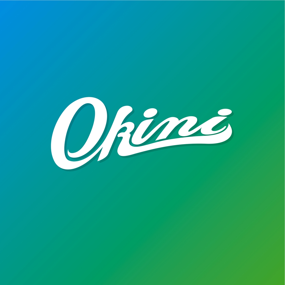 「okini（株式会社おきに）」のロゴ作成