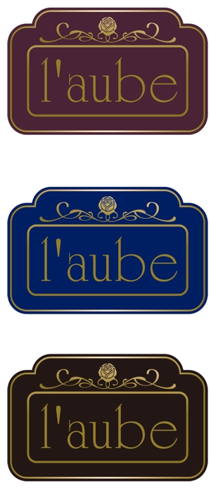 CF-Design (kuma-boo)さんの「l'aube」のロゴ作成への提案
