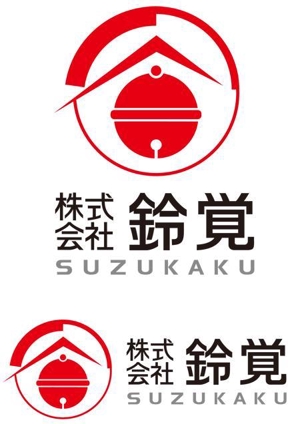 CF-Design (kuma-boo)さんの「㈱　鈴覚　ｽｽﾞｶｸ」のロゴ作成への提案