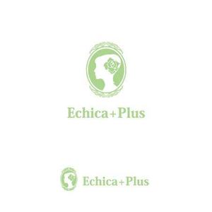 J (Jh001)さんのリラクゼーション・カフェ複合サロン「Echica➕Plus」のロゴへの提案