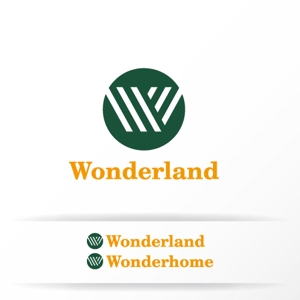 カタチデザイン (katachidesign)さんの不動産＆住宅会社「ワンダーランド」のブランドロゴのリメイクへの提案