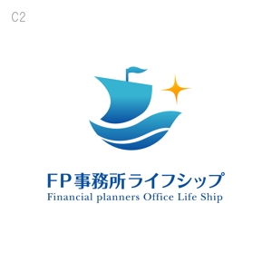 miru-design (miruku)さんの「FP事務所ライフシップ　（Financial planners Office Life Ship）」のロゴ作成への提案