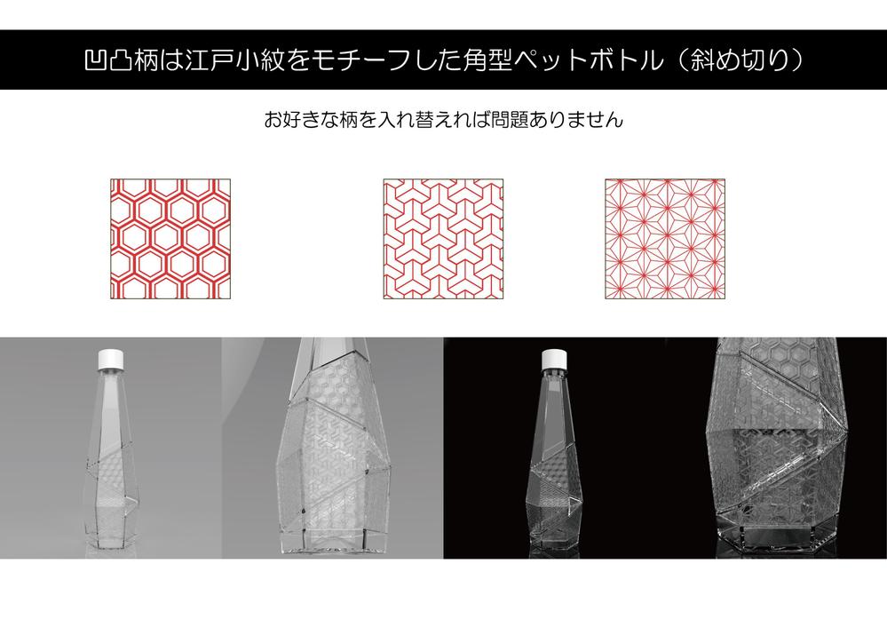 ペットボトルのデザイン案