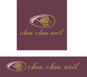 CF-Design (kuma-boo)さんの「chou chou nail」のロゴ作成への提案