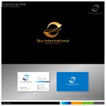 Bash_Design (Bash_Design)さんの人材派遣会社  sky international のロゴへの提案